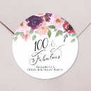 Search for 100th birthday stickers Chic