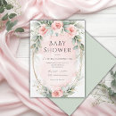 Search for green gold baby shower invitations Watercolor
