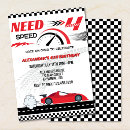 Search for need for speed birthday invitations Boy 4th birthday