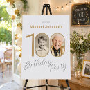 Search for 100th birthday posters Gold