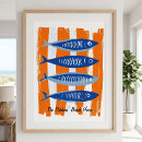 Search for navy blue and orange art Modern