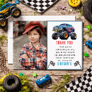 Search for monster truck thank you cards For kids