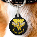 Search for bee pet tags Yellow