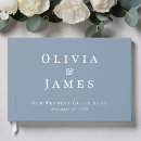 Search for dusty blue guest books Chic