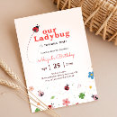 Search for bug birthday invitations Clover