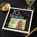 Search for 70th birthday napkins Picture