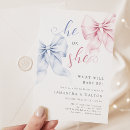 Search for gender reveal invitations Modern