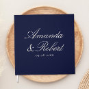 Search for navy blue wedding guest books Calligraphy
