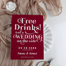 Search for free drinks save the dates Funny