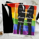Search for gay men wedding invitations Two grooms