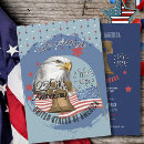 Search for eagle invitations Red white and blue