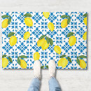Search for blue yellow doormats Mediterranean