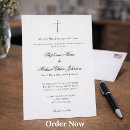 Search for traditional church wedding invitations Minimalist