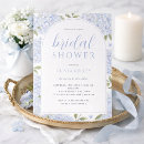 Search for blue hydrangea bridal shower invitations Cottage