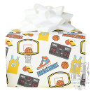 Search for basketball wrapping paper Happy birthday