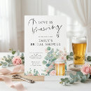 Search for beer bridal shower invitations Bubbles and brews