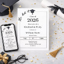 Search for humorous party invitations Black white