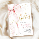 Search for pink and gold 30th birthday invitations Feminine