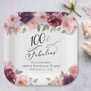 Search for 100th birthday plates 100 and fabulous