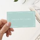 Search for turquoise business cards Simple
