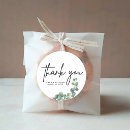 Search for eucalyptus wedding stickers Names couple