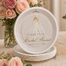 Search for bridal dress plates Elegant bridal shower