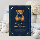 Search for blue and green baby shower invitations Preppy