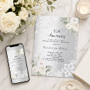 Search for diamond anniversary invitations Silver