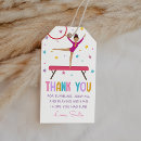Search for gymnastics party favor tags Girl birthday