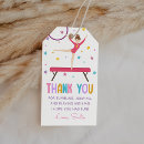 Search for gymnastics party favor tags Girl birthday