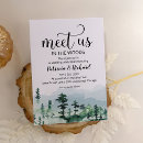 Search for outdoor wedding invitations Pine trees