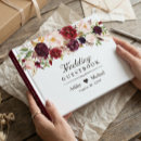 Search for burgundy guest books Marsala