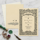 Search for crown wedding invitations Victorian