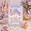 Search for princess 7th birthday invitations Once upon a time