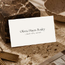 Search for upscale business cards Real estate agent