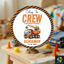Search for construction birthday stickers Little builder party