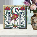 Search for red and white pattern tiles Vintage