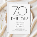 Search for seventy and fabulous invitations 70th