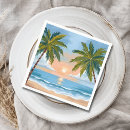 Search for sunset napkins Tropical