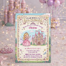 Search for princess 7th birthday invitations Once upon a time