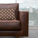 Search for brown and white pillows Polka dot