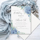 Search for hydrangea birthday invitations Watercolor