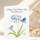Search for bluebird of happiness cards Watercolor