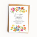 Search for pink orange bridal shower invitations Bright
