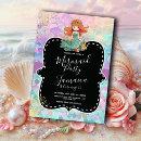 Search for black mermaid invitations Pink