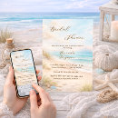 Search for ocean bridal shower invitations Coastal