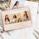 Search for pink graduation invitations Simple trendy script