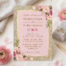 Search for glitter wedding invitations Flowers