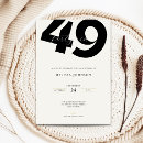 Search for 49th birthday invitations 49 years old