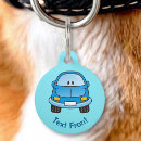 Search for funny pet tags Blue